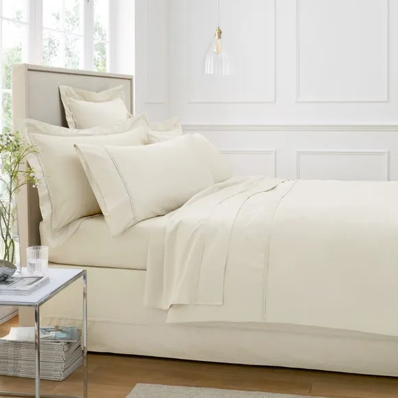 Dorma Luxurious & Silky 500 Thread Count 100% Cotton Sateen Flat Sheet 3