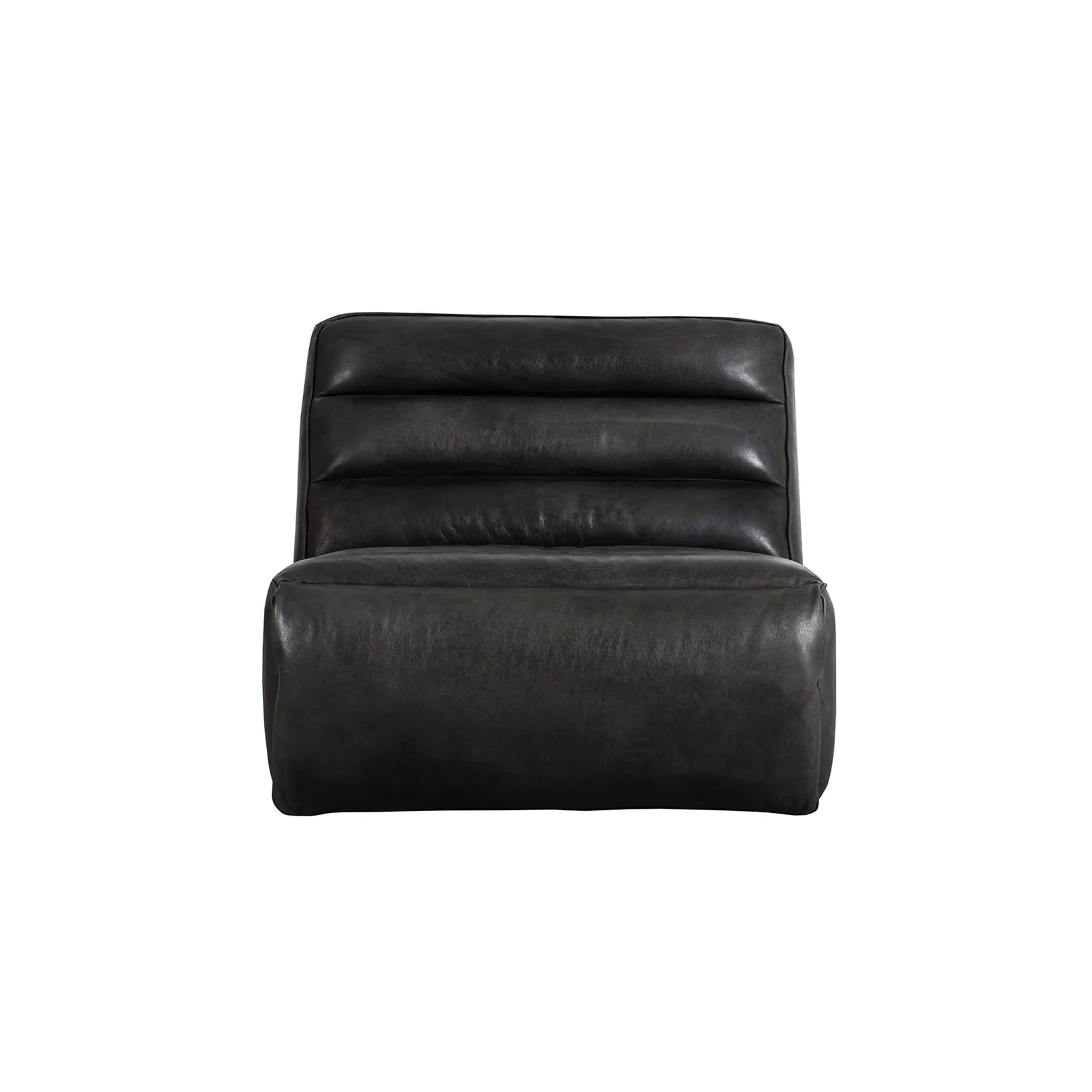 Timothy Oulton Slouchy Armchair, Grey Leather | Barker & Stonehouse 2