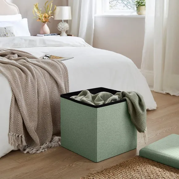 Herringbone Rectangle Ottoman 2