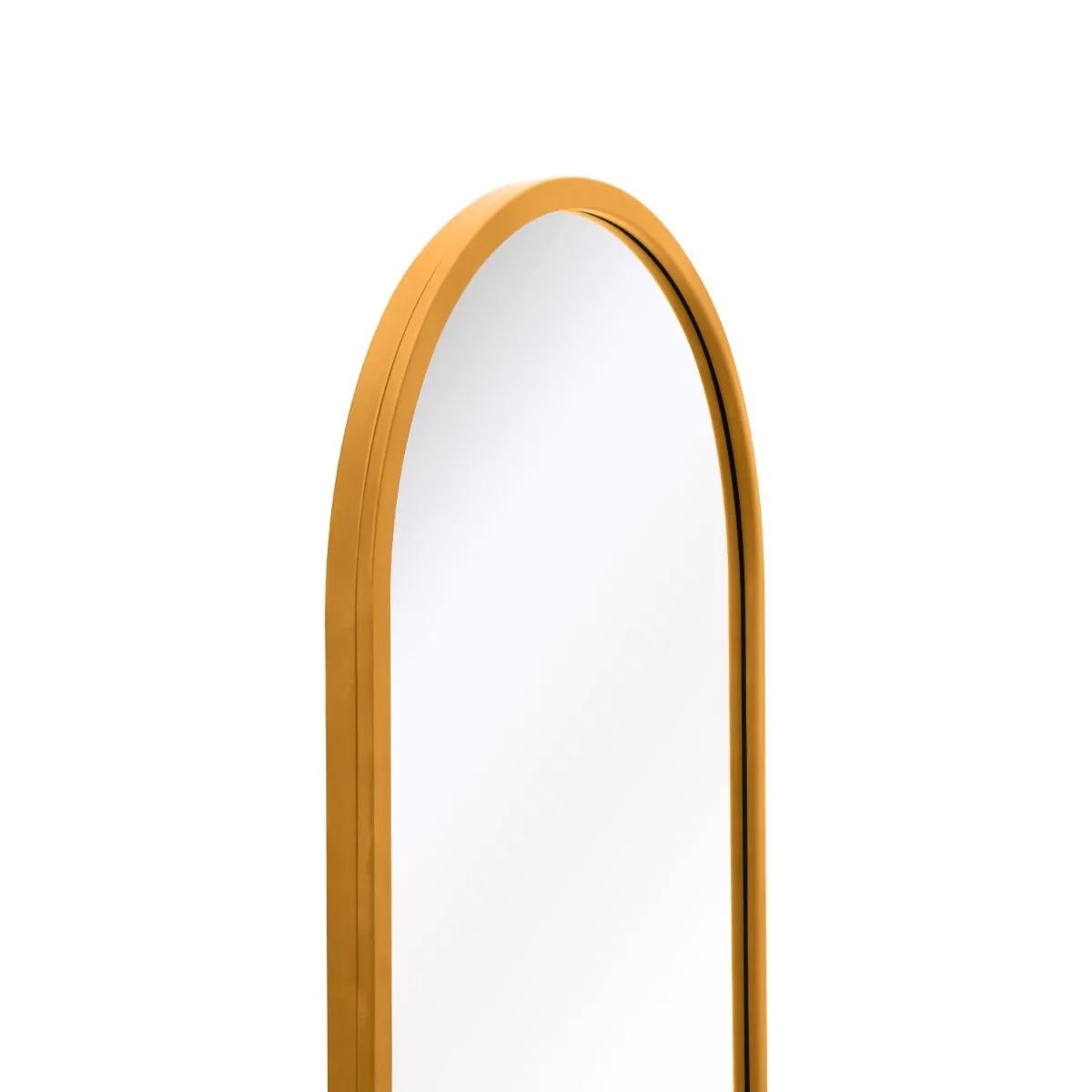 MirrorOutlet Gold Metal Framed Double Arched Wall Mirror (160CM X 55CM) 4