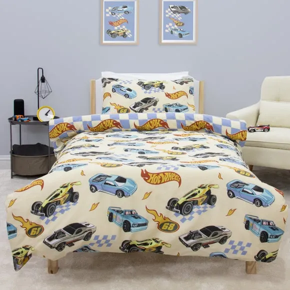 Hot Wheels Duvet Cover and Pillowcase Set 2