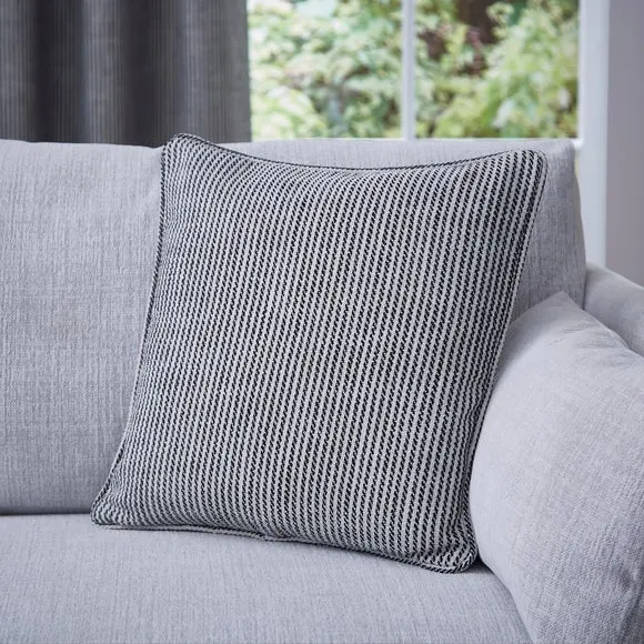 Walker Tonal Stripe Square Cushion