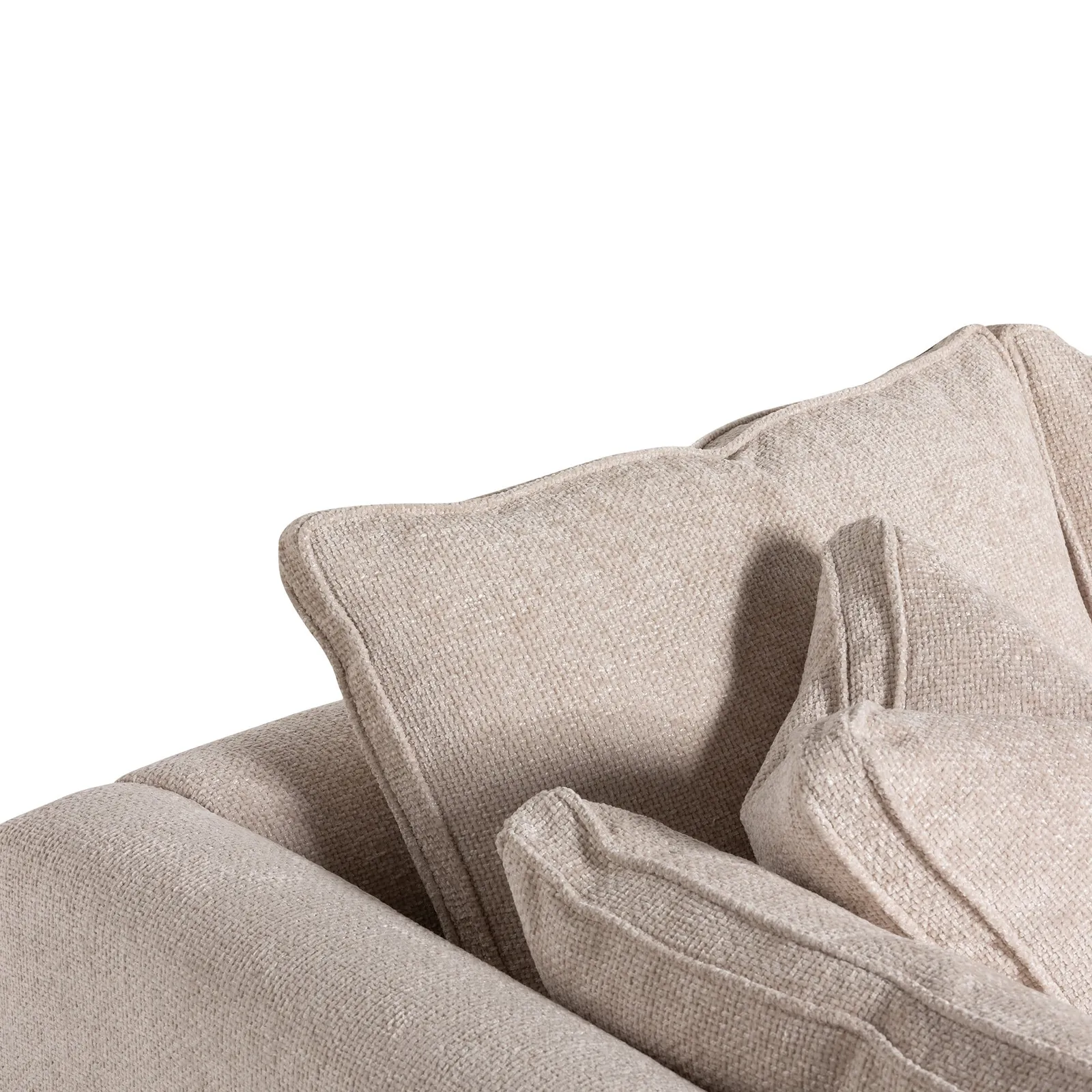 Harrington Large Chaise Corner Sofa Right, Neutral Fabric | Barker & Stonehouse 5