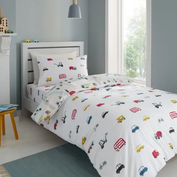 Bianca Transport 100% Cotton Duvet Cover & Pillowcase Set 3