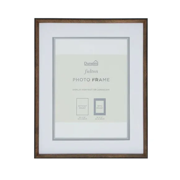 Fulton Natural and Black Photo Frame 3