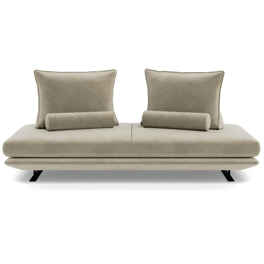 Ligne Roset Prado Medium Settee Alcantara Sea Sand 1