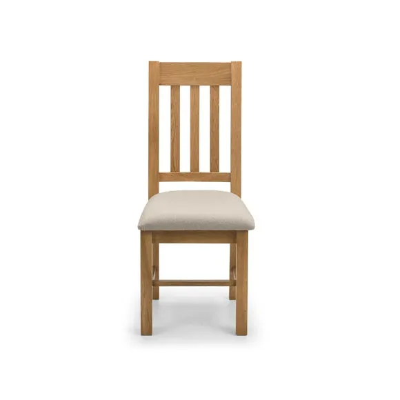 Return - Hereford Set of 2 Dining Chairs, Taupe Faux Linen 4