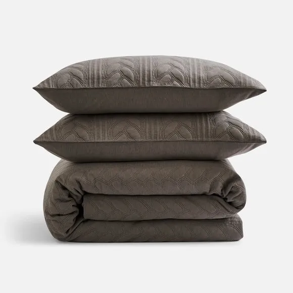 Berkley Cable Duvet Cover & Pillowcase Set 5