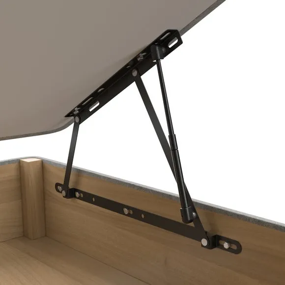 Luxury Side Ottoman Bed Frame, Chenille 5
