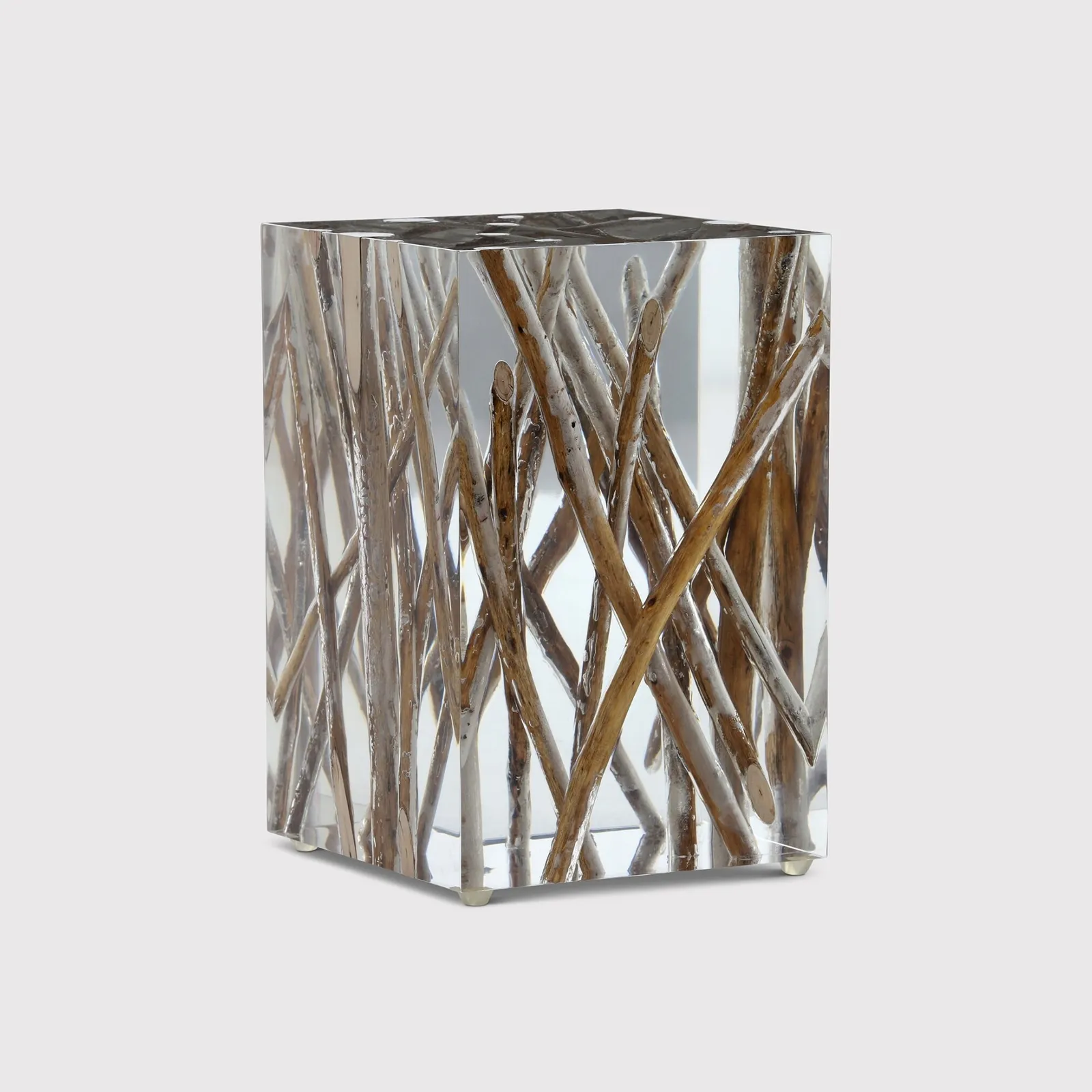 Timothy Oulton Spur Driftwood Side Table Small, Neutral | Barker & Stonehouse