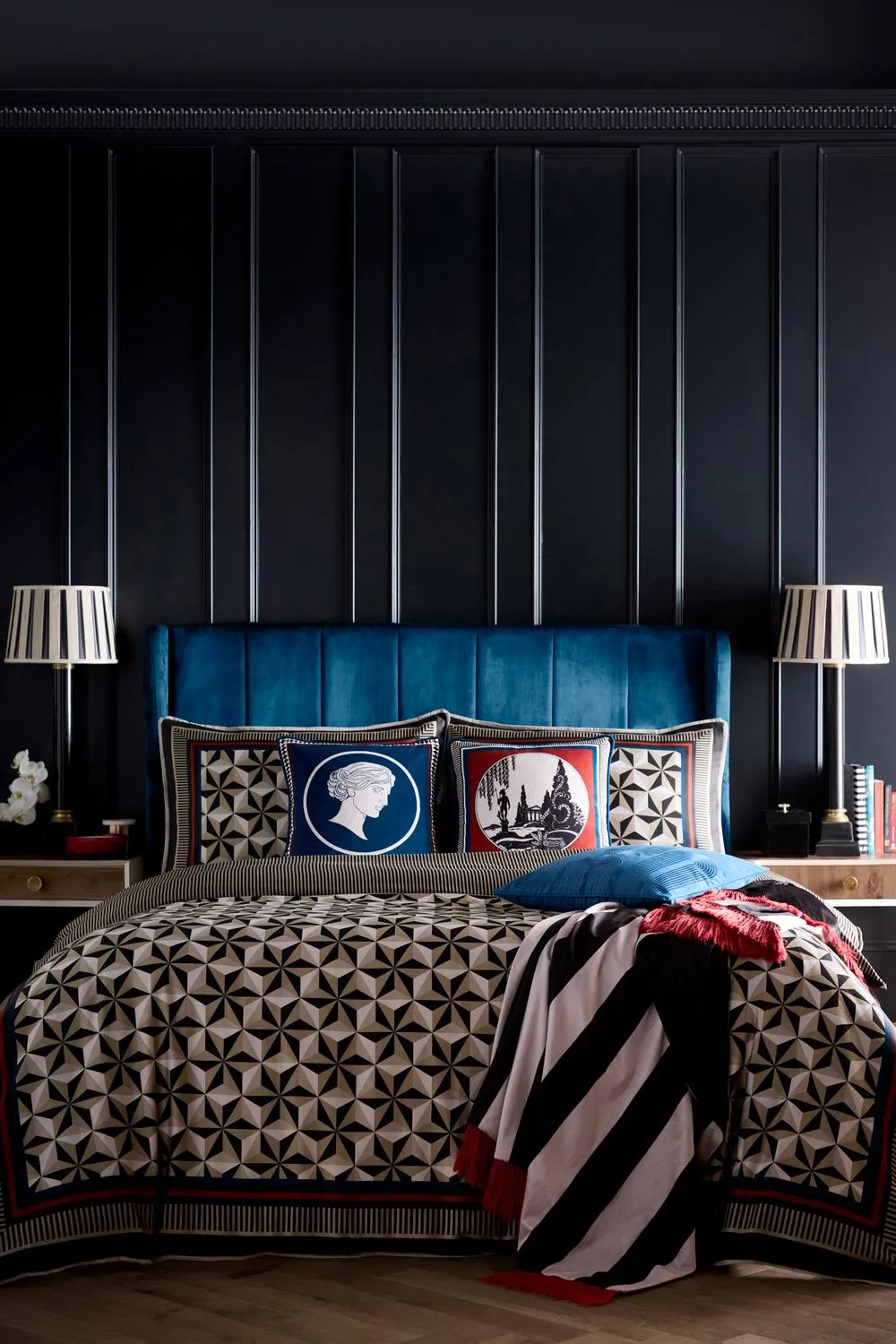 Laurence Llewelyn-Bowen 'Hero' 100% Cotton Duvet Cover Set 5