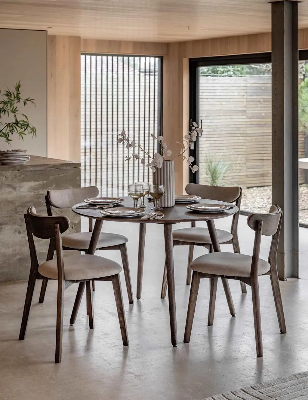 Gallery Direct Hatfield 4 Seater Dining Table Natural