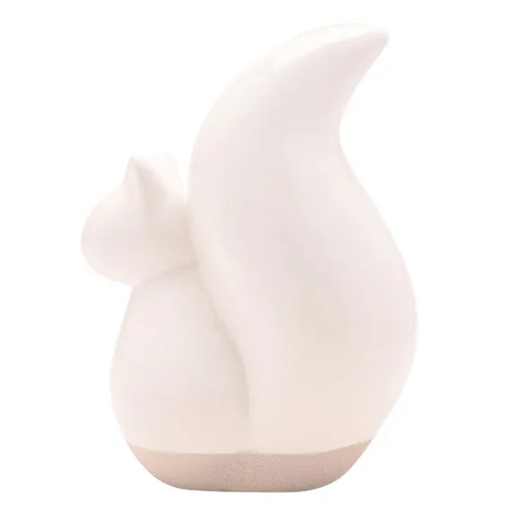 Country Living White Ceramic Squirrel Ornament 4