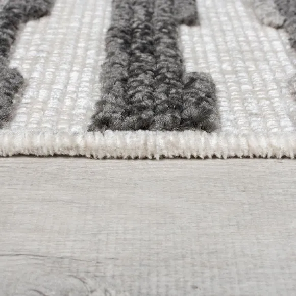 Isobel Washable Abstract Stripe Rug 4