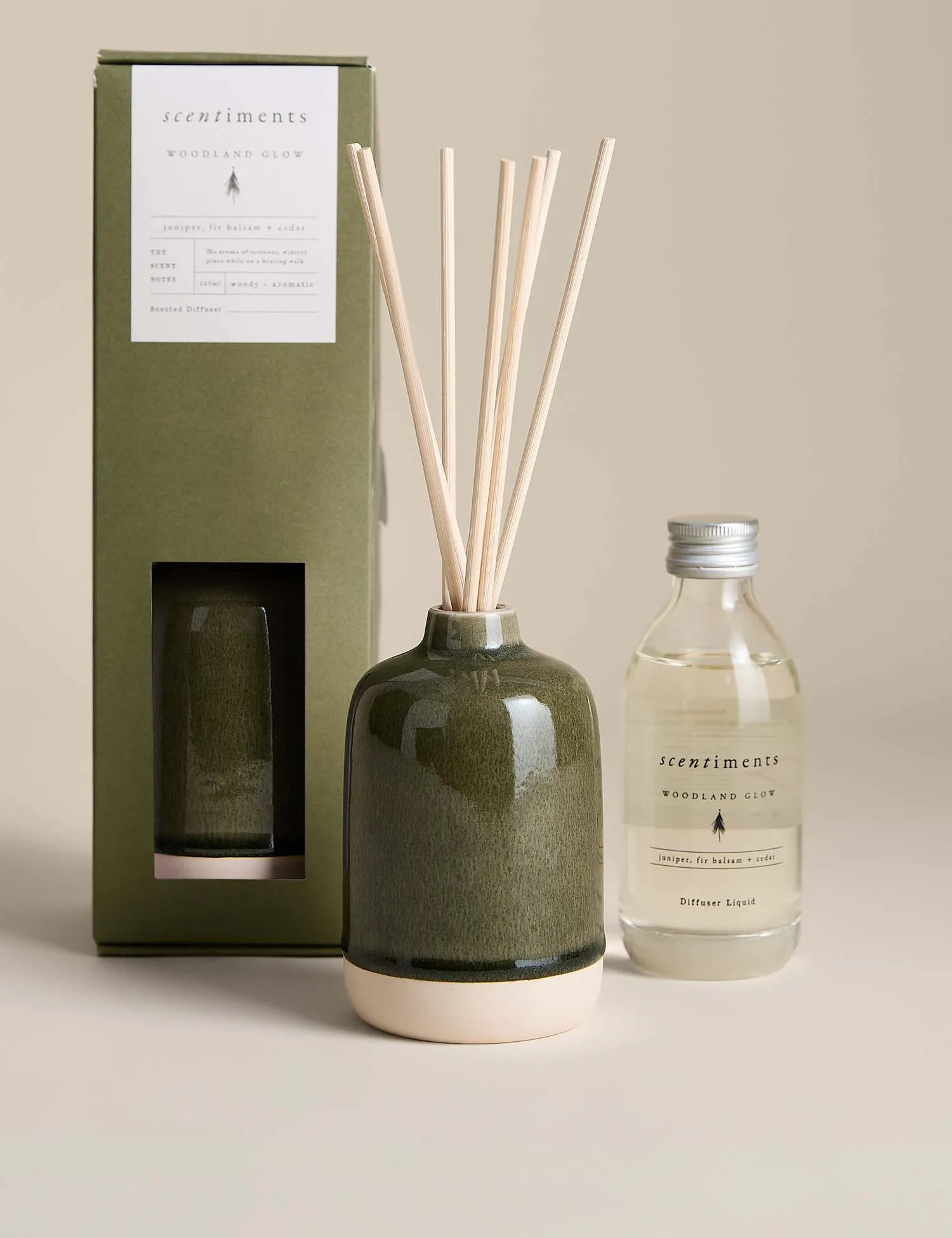 Scentiments™ Woodland Glow 150ml Diffuser Multi