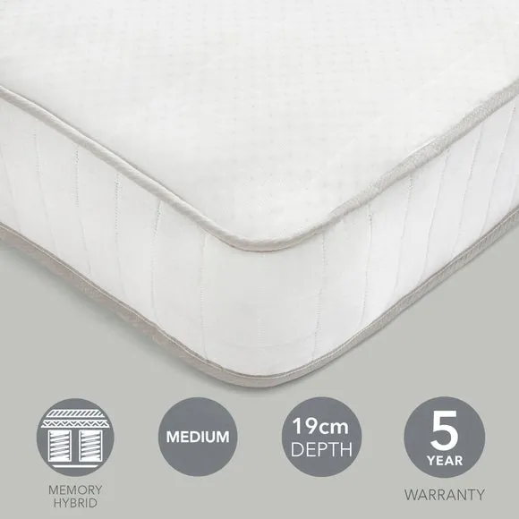 Dunelm Rolled Memory Foam 400 Pocket Sprung Mattress