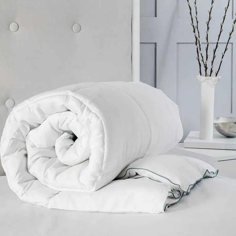 Snug City 13.5 Tog Luxury Microfibre Duvet Feels Like Down Filling Premium Soft Touch in White