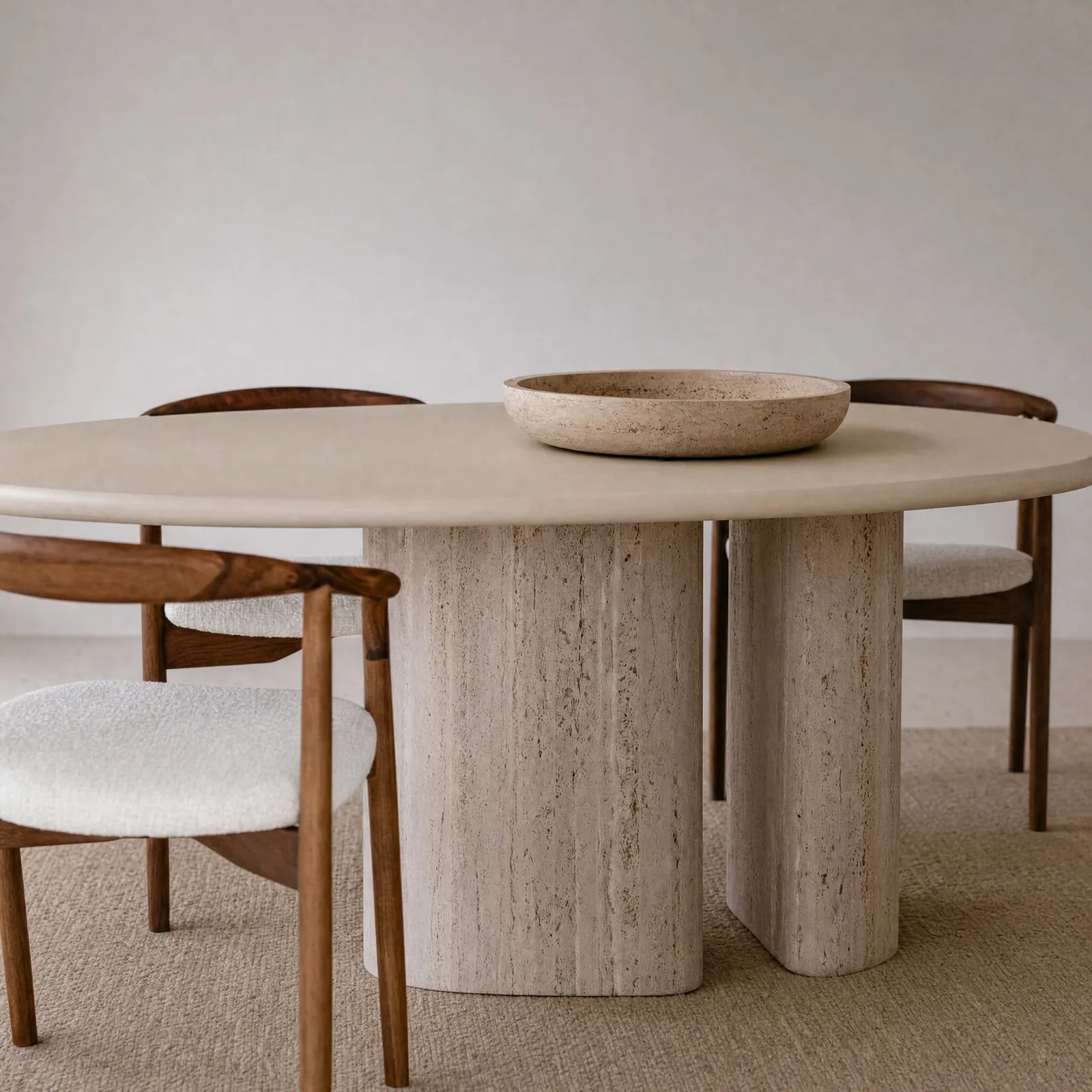 Valdez Dining Table 220X110X75Cm, Neutral Ceramic | Barker & Stonehouse 2