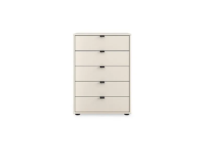 Tullio 60cm 5 Drawer Chest - Champagne