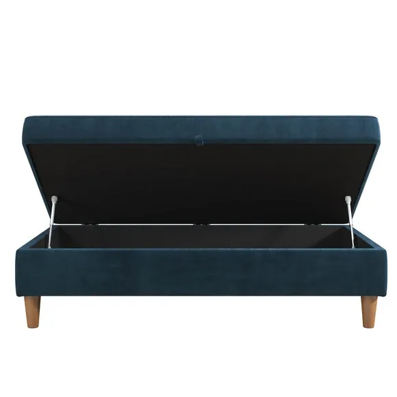 Hartford Chenille Storage Ottoman 5