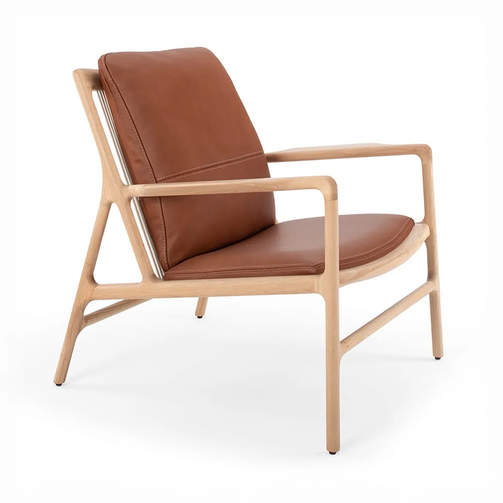 Gazzda Dedo Easy Chair Dakar Leather Whisky 2732 2