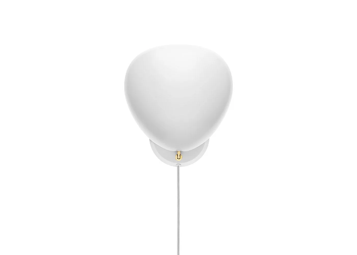 Gubi Cobra Wall Lamp with Cable Matte White 1