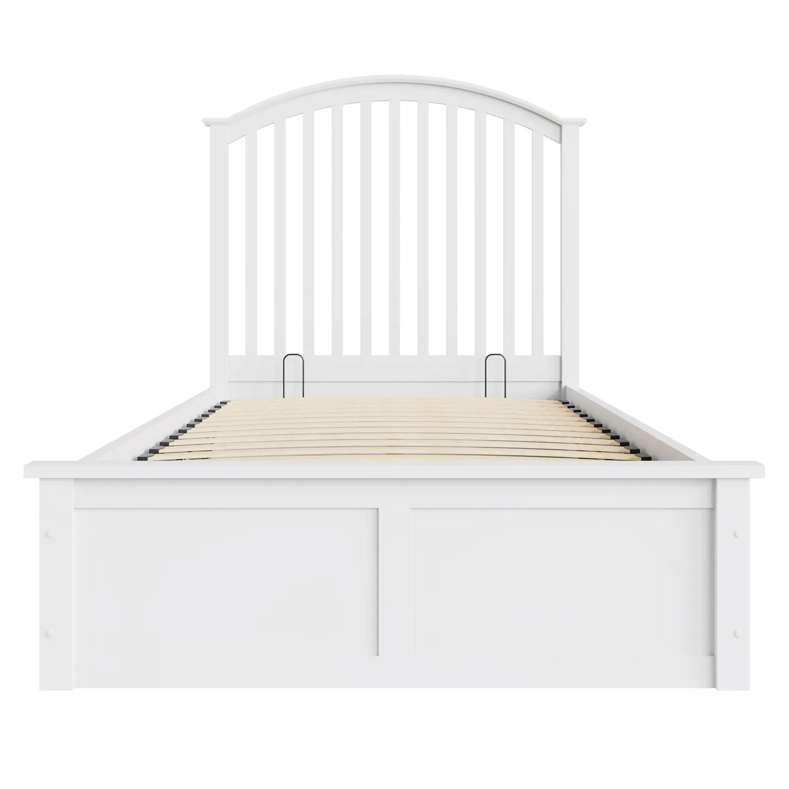 GFW Madrid Wooden Ottoman Storage Bed in White 4