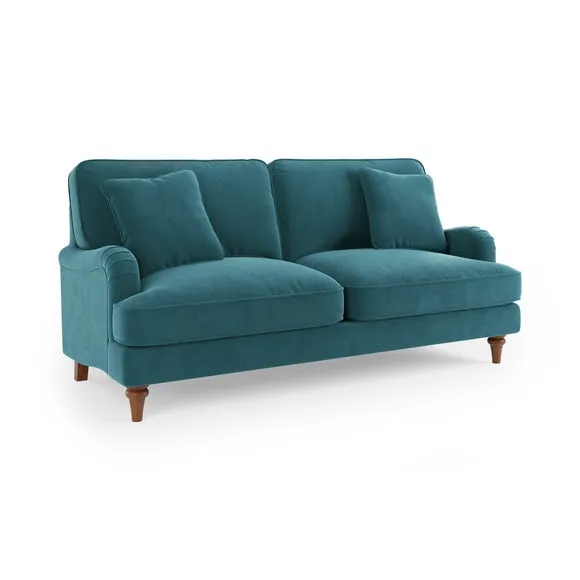Beatrice II Velvet 3 Seater Sofa 6