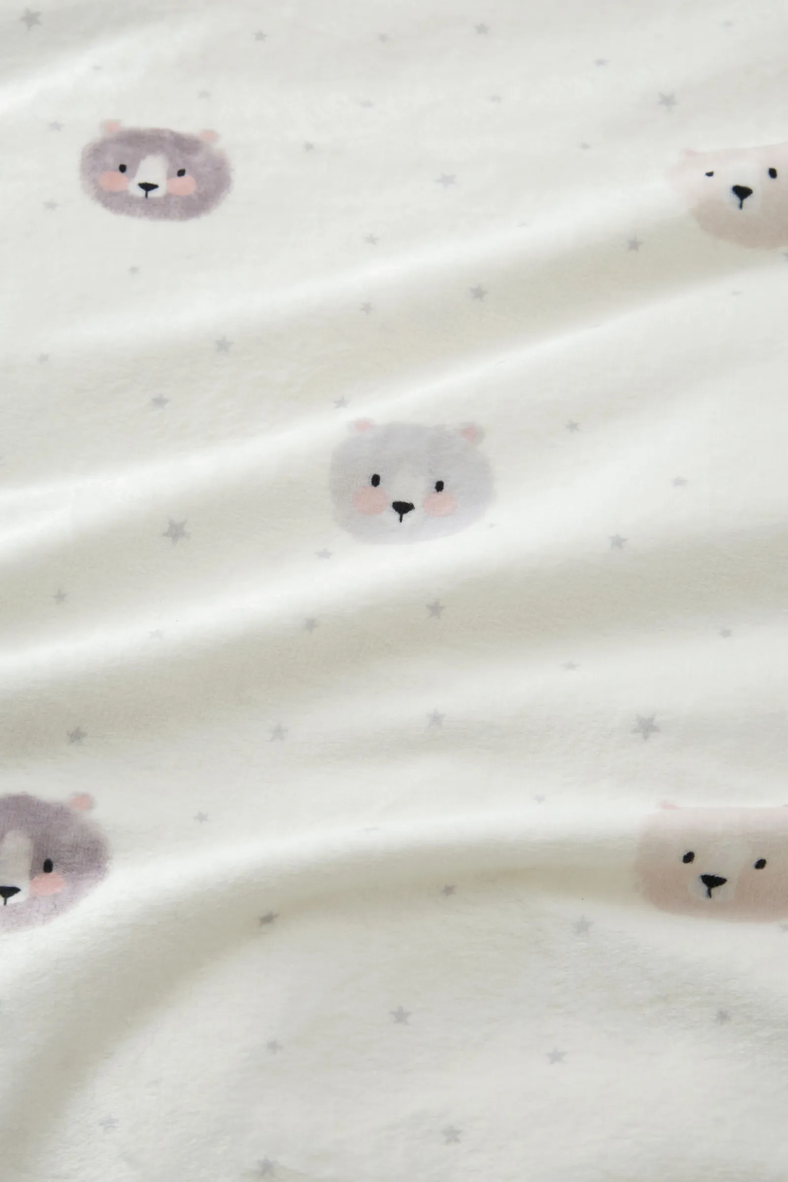 Catherine Lansfield 'Cosy Bear' So Soft Duvet Cover Set in Natural 4