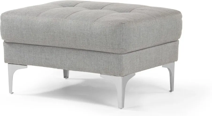 Vittorio Ottoman, Pearl Grey