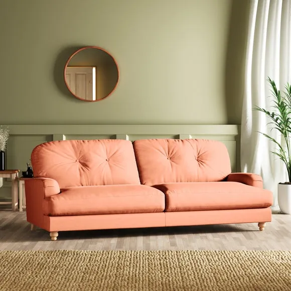 Martha Vintage Velvet 4 Seater Sofa 2