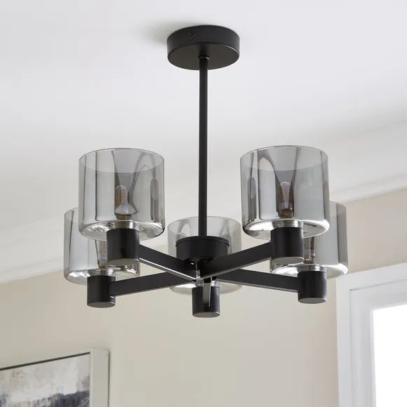 Erin 5 Light Semi Flush Ceiling Light 2