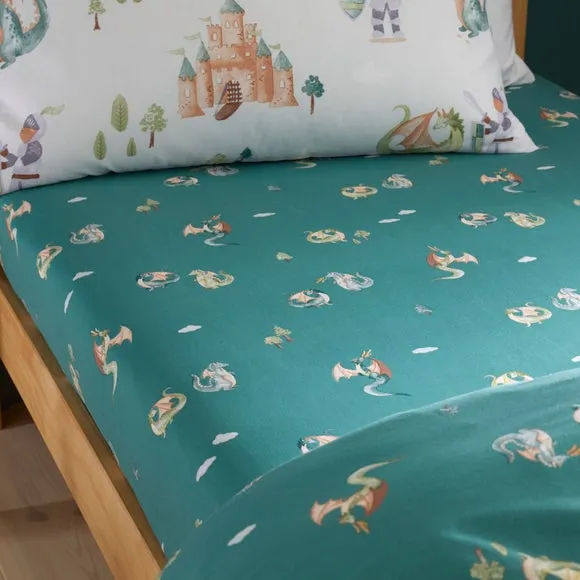 Set of 2 Knight Time Tales Fitted Sheets 2