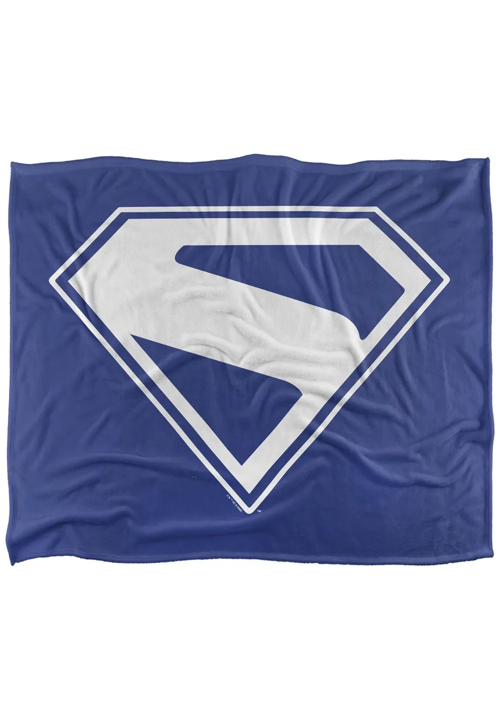 Superman 2025 New Logo White Silky Touch Super Soft Throw Blanket 152 X 127 cm