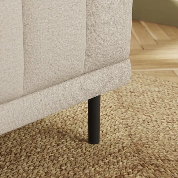 Amali Long Dining Bench, Textured Weave 5