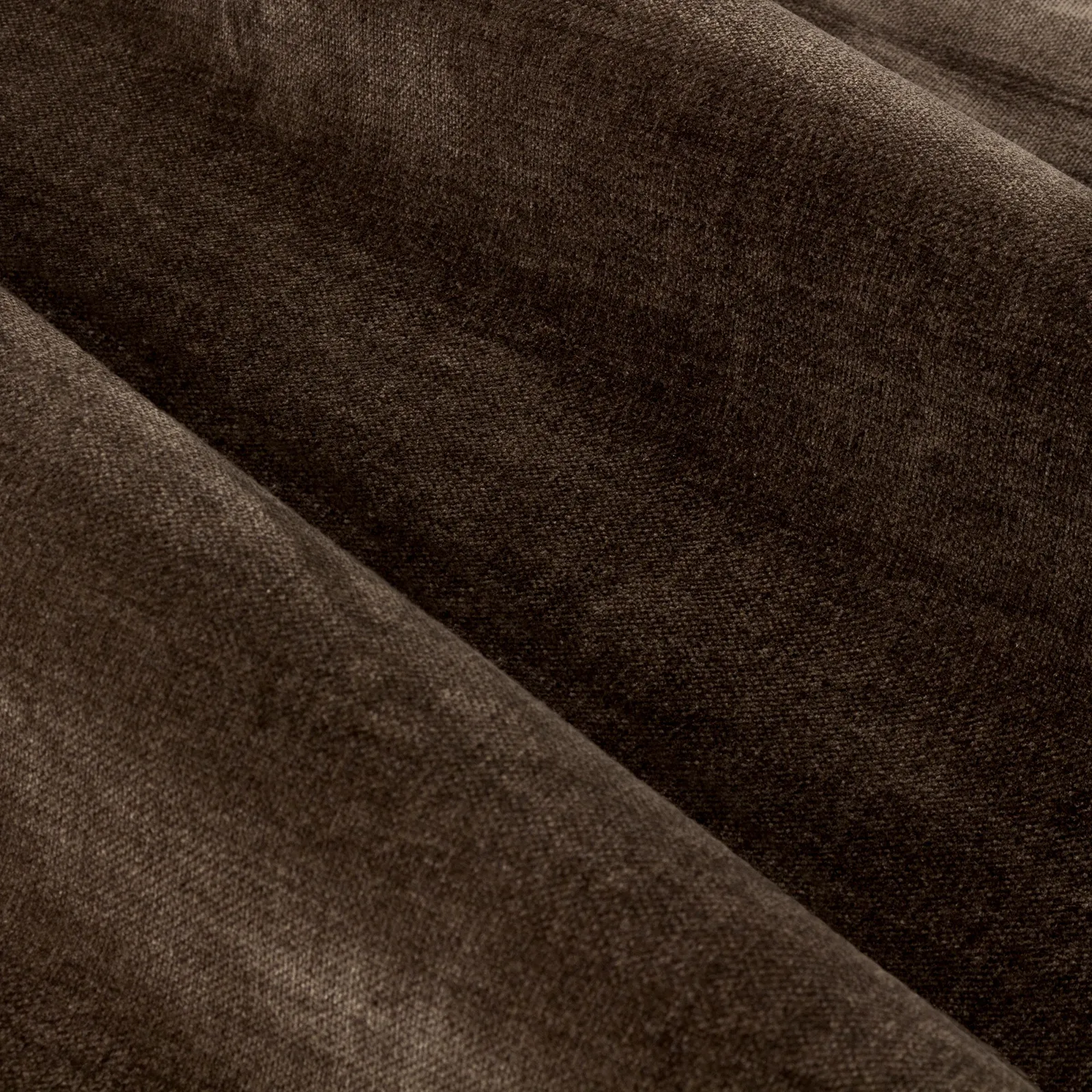 Yard Heavy Chenille Velvet Room Darkening Pencil Pleat Curtain Pair in Brown 4