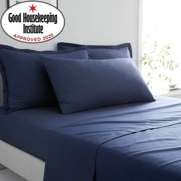 Pure Cotton Kingsize Pillowcase Pair