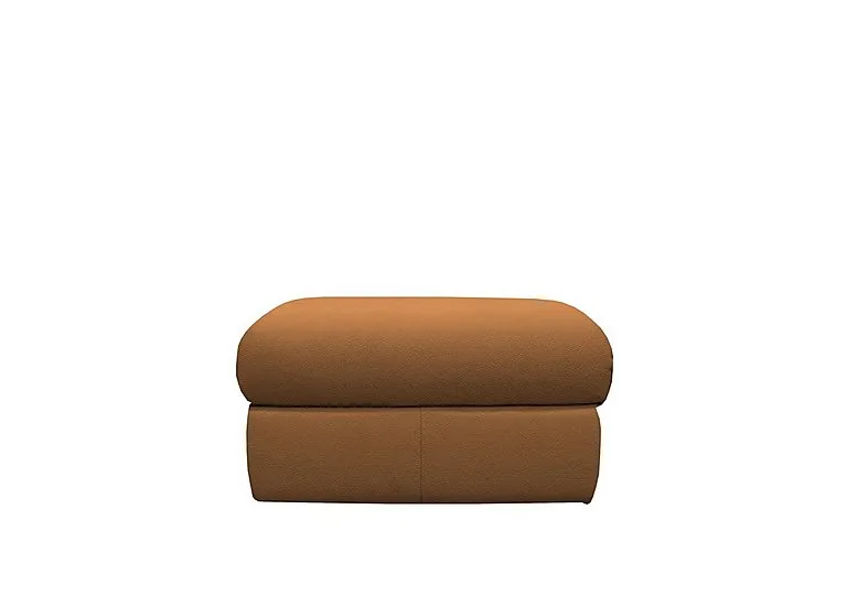 Kingsbury Leather Storage Footstool - Cambridge Tan