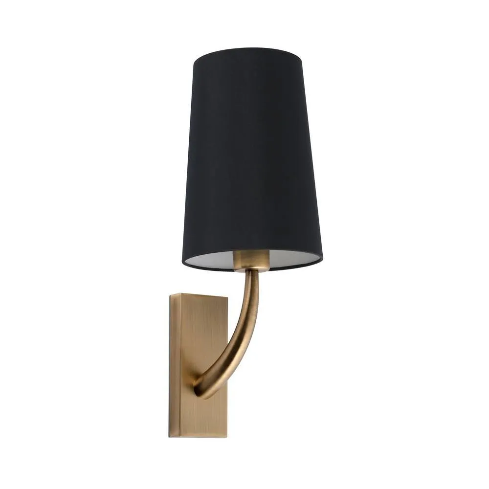 Netlighting Rem Wall Light with Shade Gold E27