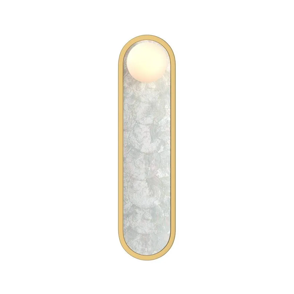 Netlighting Blink LED Wall Lamp Brass in Gold