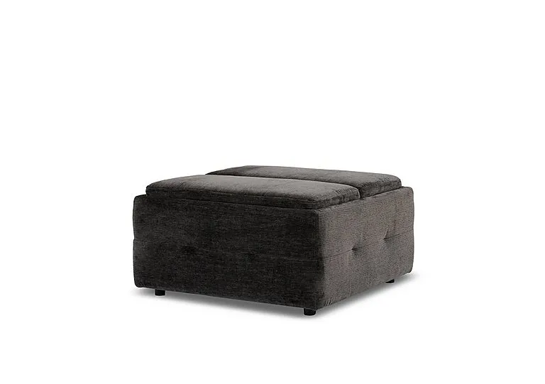 Monarch Fabric Tray Storage Footstool