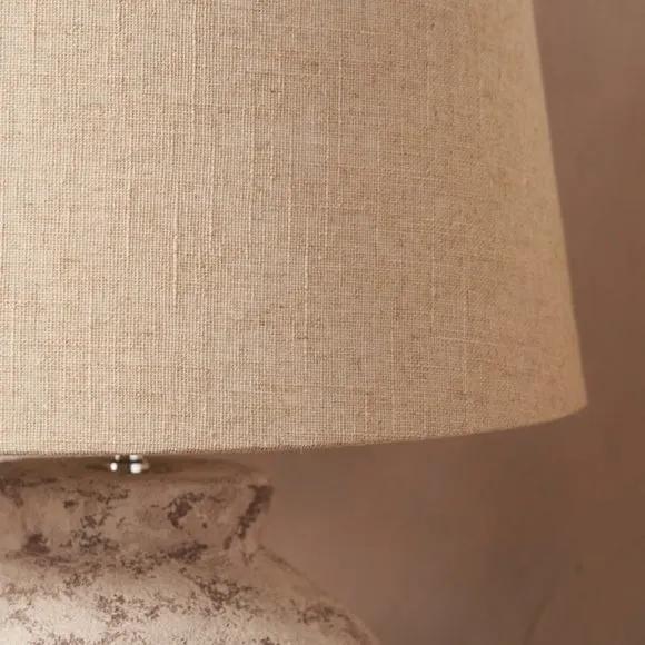 Pacific Lifestyle Vanda Clay Stone Textured Ceramic Table Lamp 4
