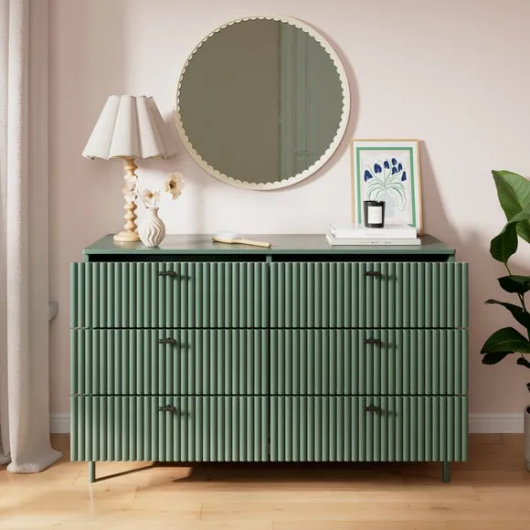 Elsie Wide 6 Drawer Chest 2
