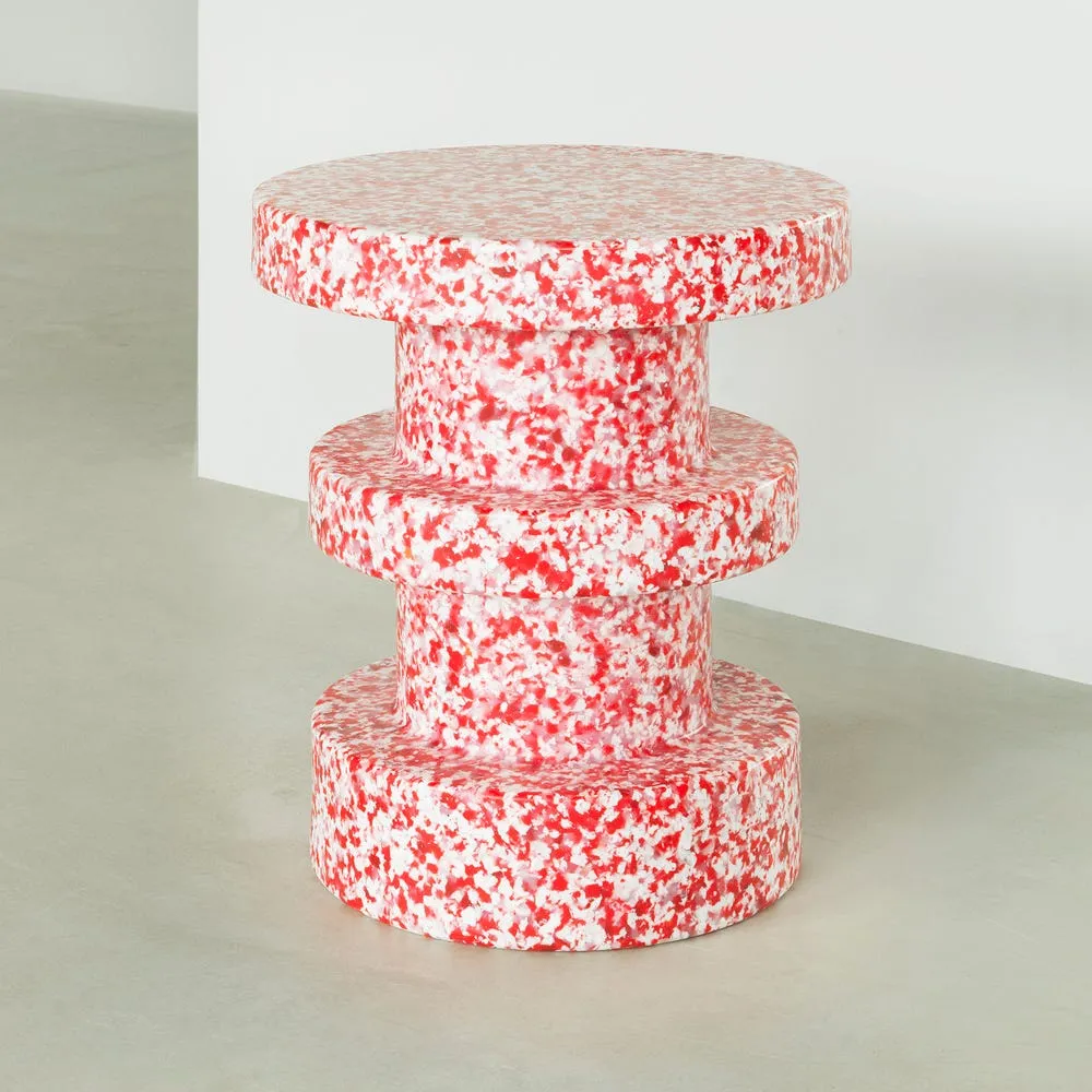 Normann Copenhagen Bit Stool Stack in Red 4
