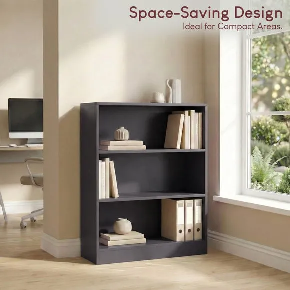 Cambridge 3 Tier Low Bookcase 4