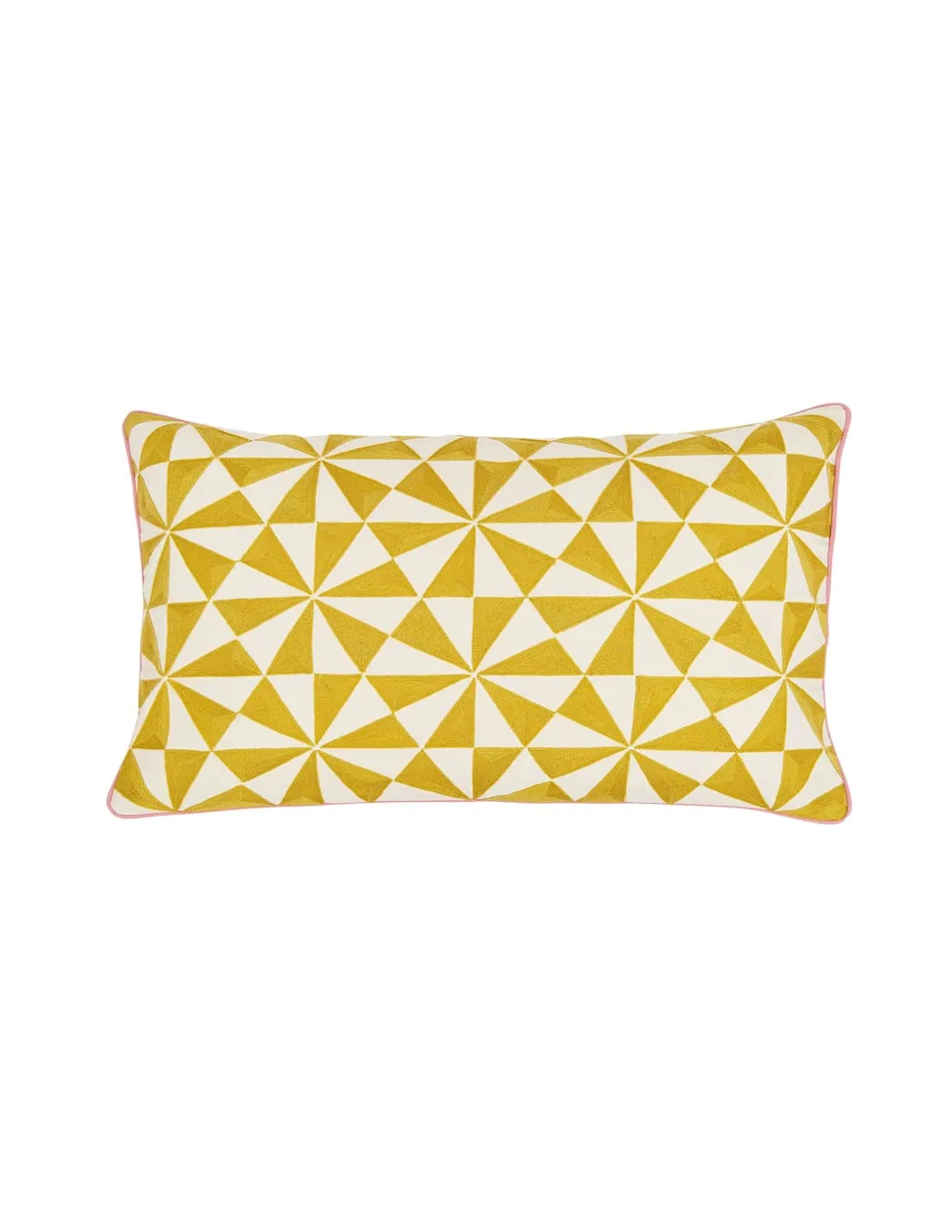 LAND & SHORE Lainey Cushion Yellow Mix