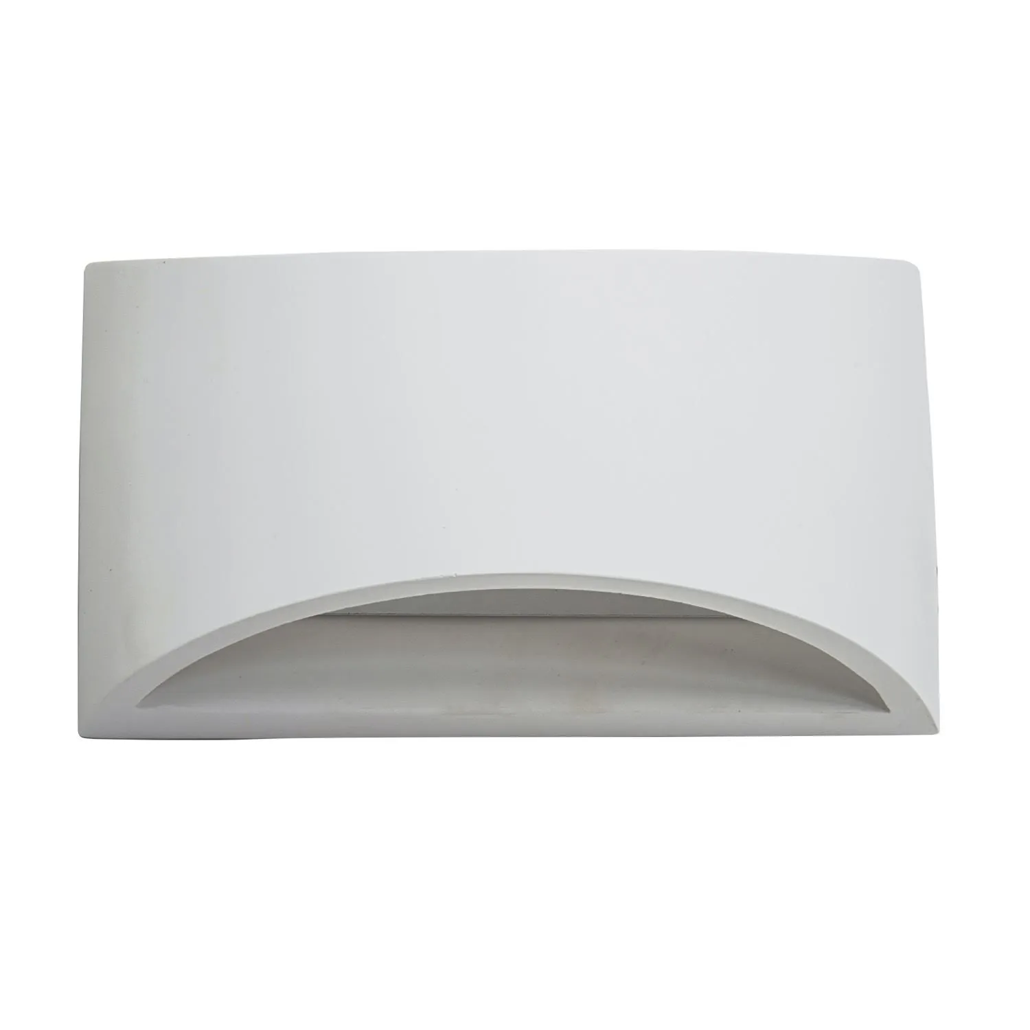First Choice Lighting Marmo - White G9 Plaster Wall Light