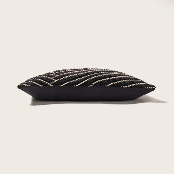 Rope Cotton Velvet Rectangular Cushion 4