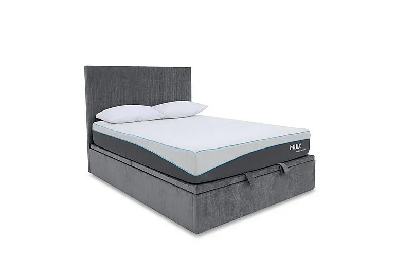 Veron End Lift Ottoman Bed Frame - Double - Grey