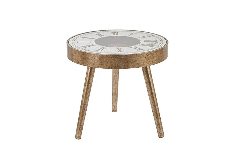 Malia Mirrored Clock Table
